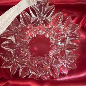 Waterford crystal wreath ornament